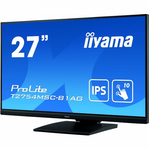 IIYAMA ProLite T2754MSC-B1AG monitor 68,6 cm (27") FHD IPS LED zvučnici interaktivni zaslon osjetljiv na dodir 16:9 FHD IPS dodir 4 ms 60 Hz