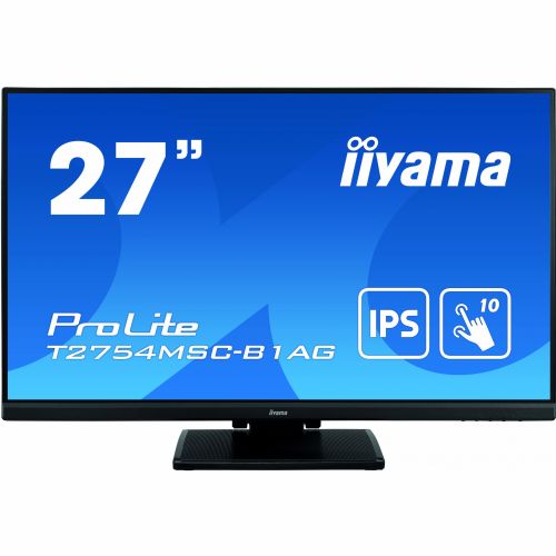 IIYAMA ProLite T2754MSC-B1AG monitor 68,6 cm (27") FHD IPS LED zvučnici interaktivni zaslon osjetljiv na dodir 16:9 FHD IPS dodir 4 ms 60 Hz