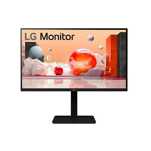 Monitor LG 27BA450-B, 68,6 cm (27"), 1920 x 1080 (FHD), IPS, 250 cd/m2, 16 : 9, 5 ms, 100 Hz, HDMI, VGA, DP, zvočnik, pivot, črn