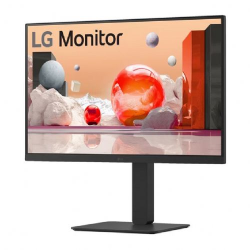 Monitor LG 27BA650-B, 68,6 cm (27"), 1920 x 1080 (FHD), 16 : 9, FHD, IPS, 5 ms, 100 Hz, HDMI, DP, USB-C, zvočnik, pivot, črn