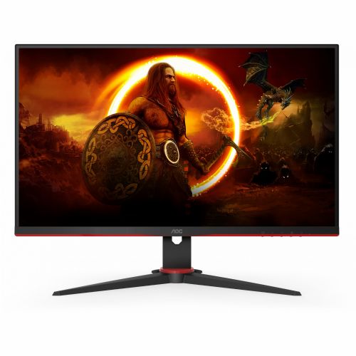 Monitor AOC Gaming G2 Q27G2E/BK 68,58 cm (27"), 2560x1440 (QHD), 250cd/m2, VA, 155Hz, 1ms, 2xHDMI DP črna/rdeča