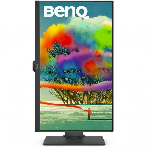 Monitor BenQ DesignVue PD2705Q 68,6 cm (27"), 2560x1440 (QHD), 16:9 5ms HDMI DisplayPort USB-C 65W, VESA vrtljivi zvočnik WQHD temno siv