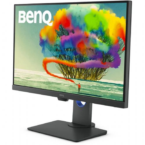 Monitor BenQ DesignVue PD2705Q 68,6 cm (27"), 2560x1440 (QHD), 16:9 5ms HDMI DisplayPort USB-C 65W, VESA vrtljivi zvočnik WQHD temno siv