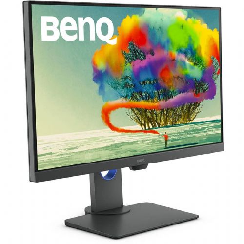 Monitor BenQ DesignVue PD2705Q 68,6 cm (27"), 2560x1440 (QHD), 16:9 5ms HDMI DisplayPort USB-C 65W, VESA vrtljivi zvočnik WQHD temno siv