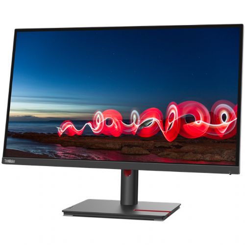 Monitor Lenovo ThinkVision T27h-30 68,6 cm (27"), 2560 x 1440 (QHD), IPS, 16:9, 60Hz 350cd/m2 1000:1 3M:1 4ms USB-C HDMI2.0 USB3.2 4xUSB3.1 99sRGB (63A3GAT1EU)