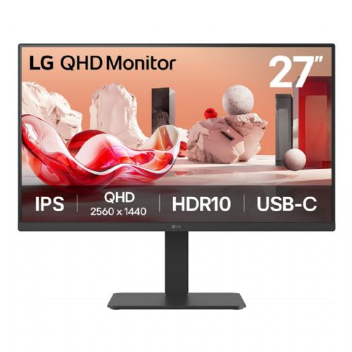 Monitor LG 27BA65QB-B 27" IPS QHD 100Hz HDR10 USB-C zvočniki