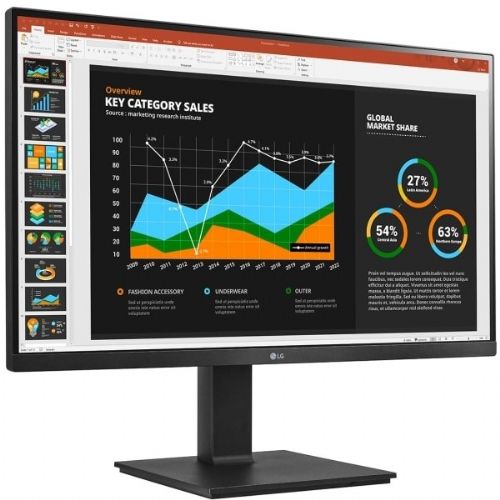 Monitor 27BQ75QB-B 68,58 cm (27"), 2560x1440 (QHD), 350cd/m2, 16:9 5ms IPS HDMI DisplayPort USB-C Pivot WQHD črna