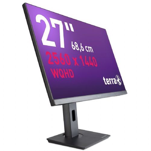 Monitor Terra 2775W PV v3 68,6 cm (27"), 2560x1440 (QHD), 16:9 WQHD 5 ms 75 Hz HDMI DP USB-C RJ45 zvučnik crni
