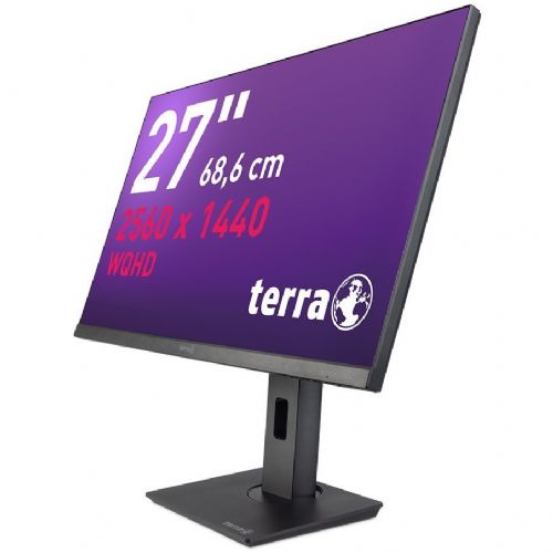 Monitor Terra 2775W PV v3 68,6 cm (27"), 2560x1440 (QHD), 16:9 WQHD 5 ms 75 Hz HDMI DP USB-C RJ45 zvučnik crni