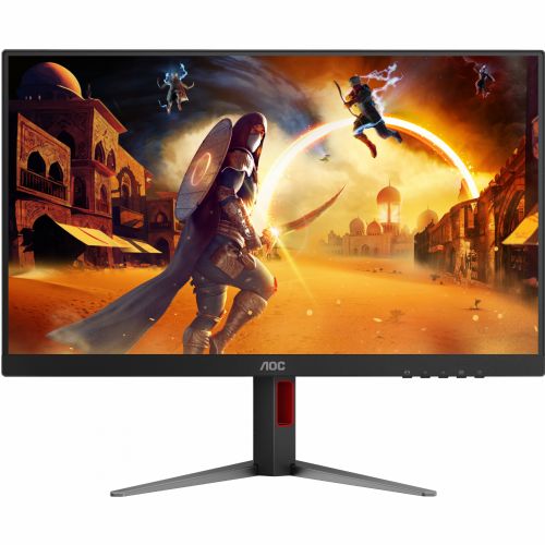 Monitor AOC 27G4HA 68,6 cm (27"), 1920x1080 (FHD), IPS, 300 cd/m2, 1ms, 0,5ms, 16:09 2xHDMI+DP IPS črna/rdeča