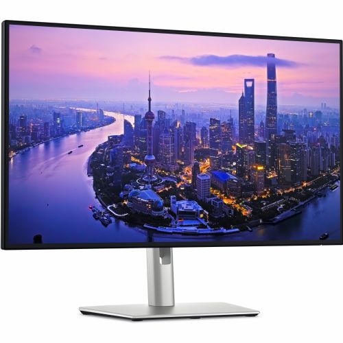 Monitor Dell UltraSharp U2725QE, 68,6 cm (27"), 3840 x 2160 (4K UHD), 16 : 9, IPS, 600 cd/m2, 8 ms, 120 Hz, HDR600, HDMI, DP, USB-C (100 W), pivot, črno-srebrne barve