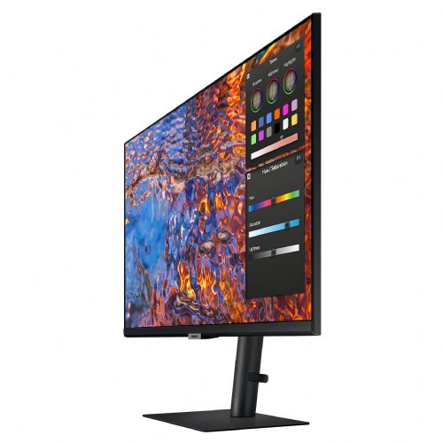 Monitor Samsung S27B800PXP 68,58 cm (27"), 3840x2160 (4K UHD), 350cd/m2, 16:9 5ms IPS HDMI DisplayPort USB-C 90W VESA Pivot 4K Črna