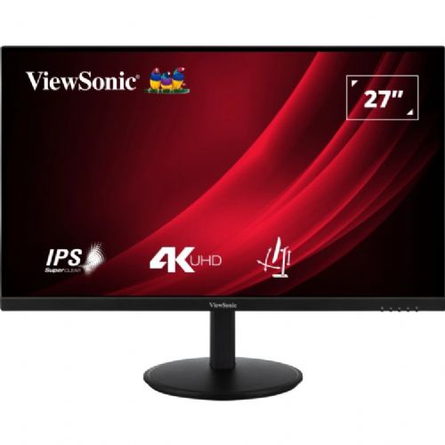 Monitor ViewSonic VG2708-4K, 68,6 cm (27"), 3840 x 2160 (4K UHD), IPS, 360 cd/m2, 16 : 9, 4K, IPS, HDR10, 4 ms, 60 Hz, 2 x HDMI, DP, pivot, črn