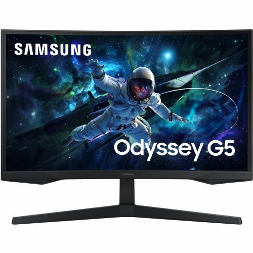 Monitor Samsung Odyssey G5 S27CG554EU 68,58 cm (27"), 2560x1440 (QHD), VA, 300cd/m2, 16:9, 1ms 165Hz HDR10 HDMI DP crni