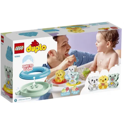 Kocke Lego Duplo® Zabava med večernim kopanjem: Plavajoči živalski vlak (10965)
