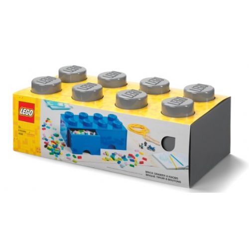 Lego®: Kutija za pohranu s 8 građevinskih blokova - tamnosiva (40061754)