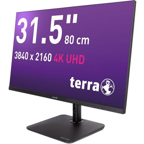 Monitor Terra 3295W PV 80 cm (31,5"), 3840x2160 (4K UHD), 4k IPS 5ms HDMI DP RJ45 USB-C zvučnik crni