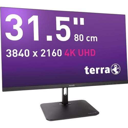 Monitor Terra 3295W PV 80 cm (31,5"), 3840x2160 (4K UHD), 4k IPS 5ms HDMI DP RJ45 USB-C zvučnik crni