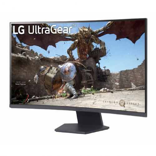 Monitor LG Ultragear 32GS60QC-B 80 cm (31,5"), 2560 x 1440 (QHD), VA, 300cd/m2, 1ms, HDR10 2 x HDMI DP 180 Hz