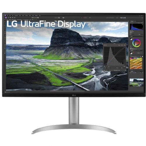 Monitor LG UltraFine 32UQ850V-W 80,1 cm (31,5), 3840x2160 (4K UHD), IPS, 400 cd/m2, 16:9 5ms 60Hz HDMI DP USB-C 90W, zvočnik Pivot Silver 98136253