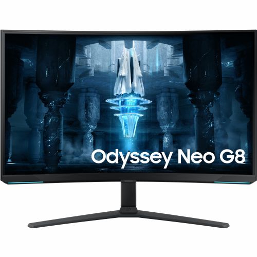 Samsung G85NB Odyssey Neo G8 monitor, 80,1 cm (31,5''), 350 cd/m2, VA, 16:9, 3840 x 2160 (4K UHD), DP, 2 x HDMI, HDR2000, FreeSync Premium Pro, kompatibilan s G-Syncom, crno-bijeli