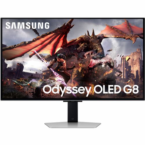 Monitor Samsung Odyssey OLED G8 S32DG800SU 81,3 cm (32"), 3840 x 2160 (4K UHD), OLED, 16:9 0,03 ms 240 Hz 2 x HDMI DP USB zvočnik črne barve