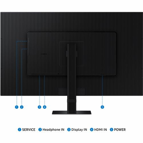 Monitor Samsung B2B ViewFinity S7 S70D UHD 81,28 cm (32,0''), 3840 x 2160 (4K UHD), VA, 350cd/m2, 16:9, DP, HDMI LS32D700EAUXEN