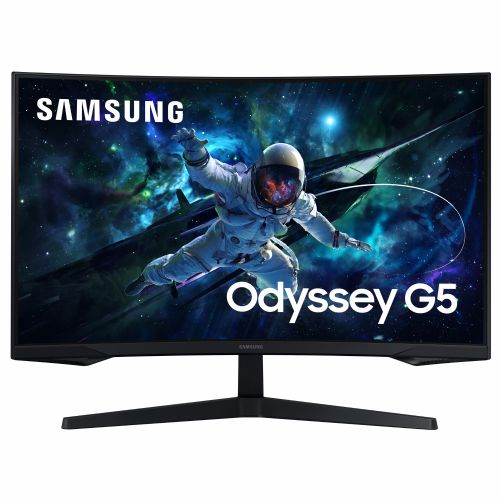Monitor Samsung Odyssey G5 S32CG552EU 81,3 cm (32"), 2560 x 1440 (WQHD), 16:9 QHD HDR10 ukrivljen 1ms 165Hz HDMI DP črna