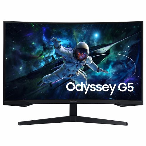 Monitor Samsung Odyssey G5 S32CG552EU 81,3 cm (32"), 2560 x 1440 (WQHD), 16:9 QHD HDR10 ukrivljen 1ms 165Hz HDMI DP črna