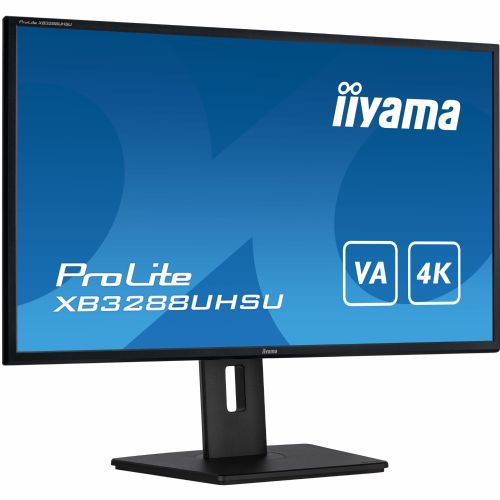 Monitor Iiyama ProLite XB3288UHSU-B5 80,1 cm (31,5), 3840x2160 (4K UHD), 60Hz, 3ms 2xHDMI DP LS Black