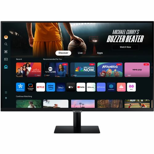 Monitor Samsung LS32DM700UUXEN, 81,3 cm (32"), 3840 x 2160 (4K UHD), 16:9, 4 ms, 60 Hz, HDMI, USB-C (65 W), Tizen, Wi-Fi, zvučnik, crni