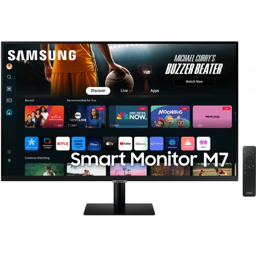 Monitor Samsung LS32DM700UUXEN, 81,3 cm (32"), 3840 x 2160 (4K UHD), 16:9, 4 ms, 60 Hz, HDMI, USB-C (65 W), Tizen, Wi-Fi, zvučnik, crni