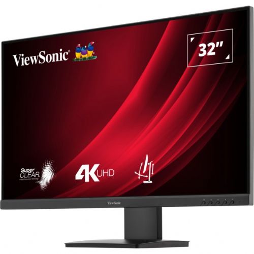 Monitor ViewSonic VG3208-4K, 81,3 cm (32"), 3840 x 2160 (4K UHD), VA, 300 cd/m2, 16 : 9, HDR10, 4 ms, 60 Hz, 2 x HDMI, DP, črn
