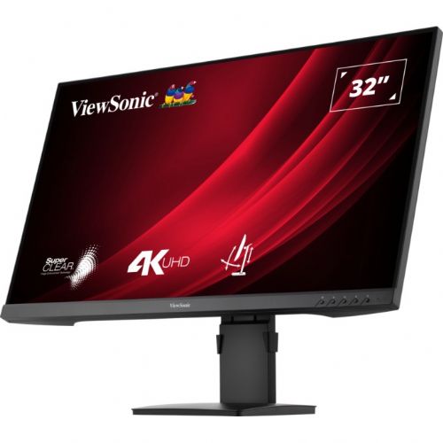 Monitor ViewSonic VG3208-4K, 81,3 cm (32"), 3840 x 2160 (4K UHD), VA, 300 cd/m2, 16 : 9, HDR10, 4 ms, 60 Hz, 2 x HDMI, DP, črn