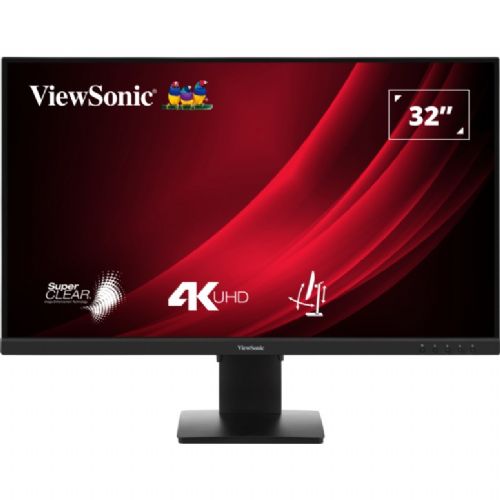 Monitor ViewSonic VG3208-4K, 81,3 cm (32"), 3840 x 2160 (4K UHD), VA, 300 cd/m2, 16 : 9, HDR10, 4 ms, 60 Hz, 2 x HDMI, DP, črn