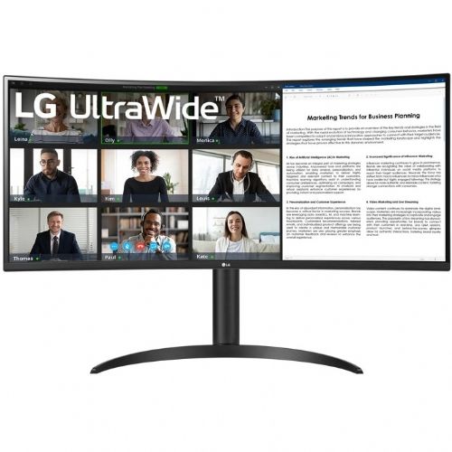 Monitor LG Ultra Wide 34WR55QK-B.AEU, 86,4 cm (34"), 3440 x 1440 (QHD), VA, 300 cd/m2, 5 ms, HDR10, 2 x HDMI, DP, USB-C (65 W), crni 98138488