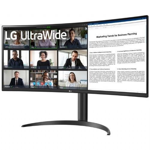 Monitor LG Ultra Wide 34WR55QK-B.AEU, 86,4 cm (34"), 3440 x 1440 (QHD), VA, 300 cd/m2, 5 ms, HDR10, 2 x HDMI, DP, USB-C (65 W), crni 98138488
