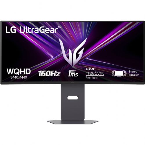 Gaming monitor LG UltraGear 34G600A-B, 86,4 cm (34"), 3440×1440, 21:9, VA, 160 Hz, 1 ms MBR, FreeSync Premium, HDR10, črn