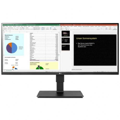 Monitor LG 34BR65F-B 86,4 cm (34"), 2560 x 1080 (QHD), IPS, 400 cd/m2, 5ms, 21:9, 75 Hz HDR DP HDMI zvočnik črne barve