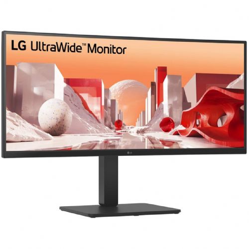 Monitor LG 34BA85QE-B 86,4 cm (34"), 3440x1440 (WQHD), IPS, 300cd/m2, 21:9 5ms 60Hz HDR10 HDMI DP USB-C 90W, zvočnik