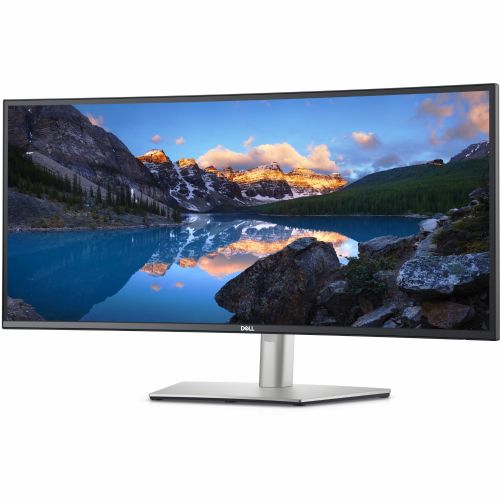Monitor Dell UltraSharp U3423WE, 86,36 cm (34"), 3440 x 1440 (UWQHD), 300 cd/m2, Black IPS, 21 : 9, 5 ms, USB-C (90 W), sRGB, zvočnika 10 W (210-BFIT)