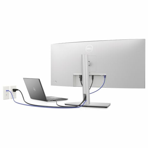 Monitor Dell UltraSharp U3423WE, 86,36 cm (34"), 3440 x 1440 (UWQHD), 300 cd/m2, Black IPS, 21 : 9, 5 ms, USB-C (90 W), sRGB, zvočnika 10 W (210-BFIT)