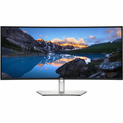 Dell U3425WE monitor, zakrivljeni, 86,36 cm (34"), 3440 x 1440 (UWQHD), IPS, 300 cd/m2, 120 Hz, 5 ms, 21:9, HDMI, USB-C (90 W), sivi (210-BMDW)