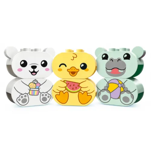 Kocke Lego Duplo® Zabava med večernim kopanjem: Plavajoči živalski vlak (10965)