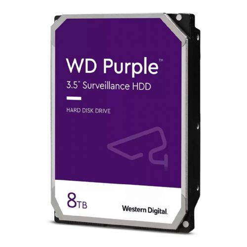 Vgradni HDD disk 8TB WD WD85PURZ Purple Surveillance 5640RPM 256MB