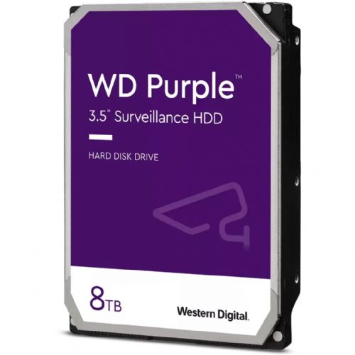 Vgradni HDD disk 8TB WD WD85PURZ Purple Surveillance 5640RPM 256MB