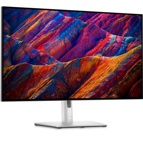 Monitor Dell UltraSharp U3223QE, 80,1 cm (31,5''), 3840 x 2160, 16 : 9, 5 ms, IPS, HDMI, DisplayPort, USB-C 90 W, VESA, pivot, 4K srebrno-črn
