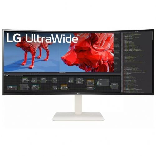 Monitor LG 38WR85QC-W 95,25 cm (37,5"), 3840x1600 (WQHD+), NanoIPS, 450 cd/m2, 1ms, 144 Hz, 21:9, 2x HDMI, DP, USB-C 90W, LS 144 Hz