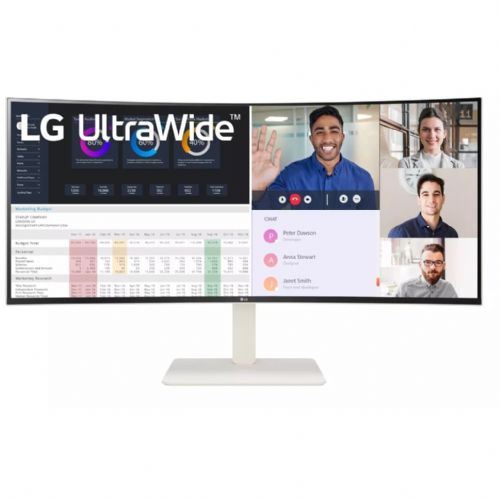 Monitor LG 38WR85QC-W 95,25 cm (37,5"), 3840x1600 (WQHD+), NanoIPS, 450 cd/m2, 1ms, 144 Hz, 21:9, 2x HDMI, DP, USB-C 90W, LS 144 Hz