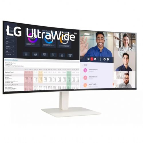 Monitor LG 38WR85QC-W 95,25 cm (37,5"), 3840x1600 (WQHD+), NanoIPS, 450 cd/m2, 1ms, 144 Hz, 21:9, 2x HDMI, DP, USB-C 90W, LS 144 Hz